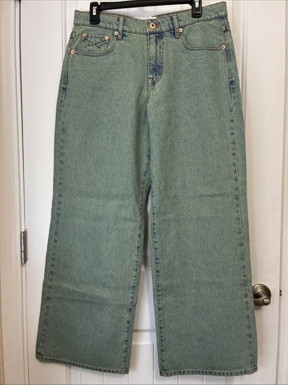 Unpublished Jeans RYDER High Rise Wide Leg Jeans  33” x 30” Rise Is 10.5”
